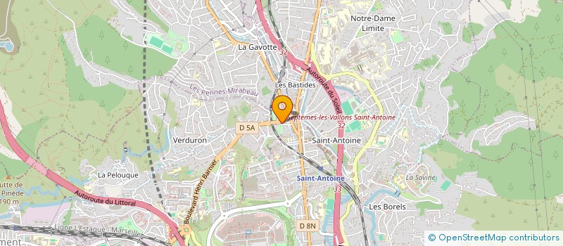 localisation de l'entreprise SARL RAK '' AUTOS à MARSEILLE