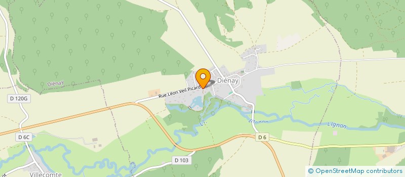 localisation de l'entreprise SARL RALLYE CHARMOY  DIENAY