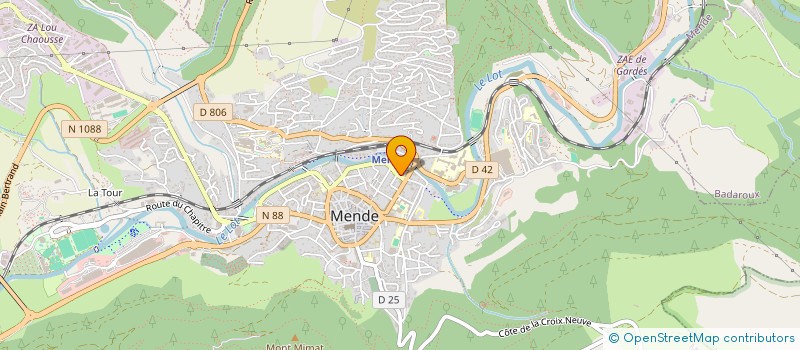 localisation de l'entreprise SARL RAMADIER  MENDE