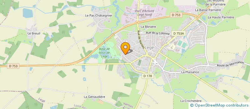 localisation de l'entreprise SARL RAMBAUD PERE ET FILS à LEGE