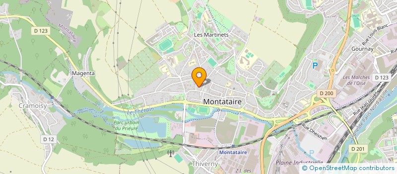 localisation de l'entreprise SARL RAMBO  THIVERNY