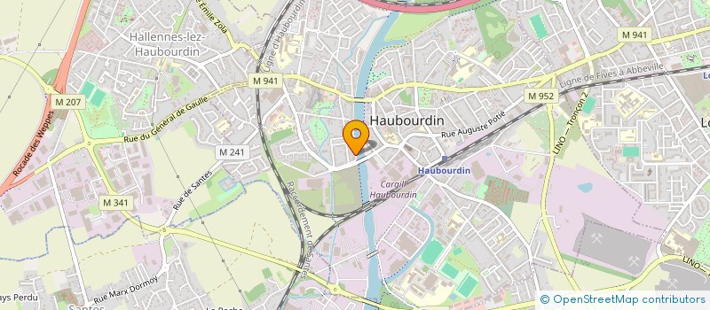 localisation de l'entreprise SARL RAMET  HAUBOURDIN