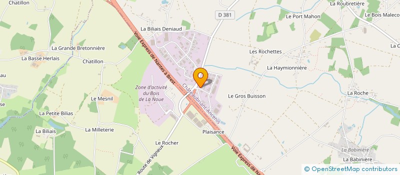 localisation de l'entreprise SARL RAMET MOTOCULTURE à VIGNEUX-DE-BRETAGNE