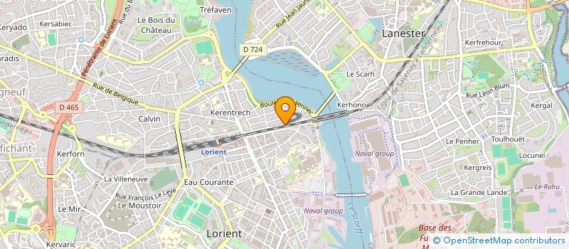 localisation de l'entreprise SARL RAMO  LORIENT