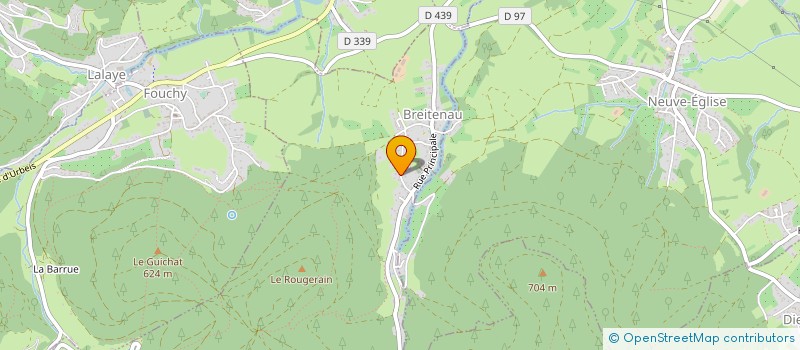 localisation de l'entreprise SARL RAMON'EST  BREITENAU