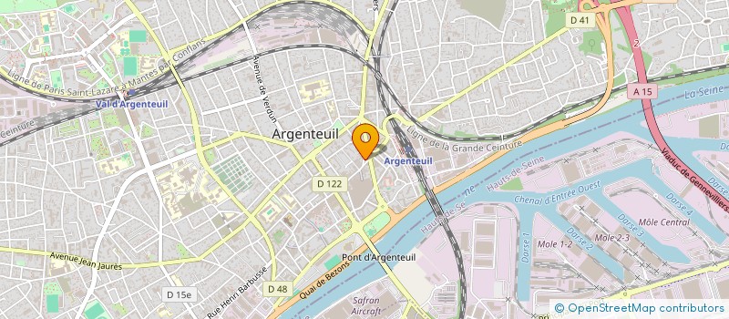 localisation de l'entreprise SARL RAMOS RAVAL  ARGENTEUIL