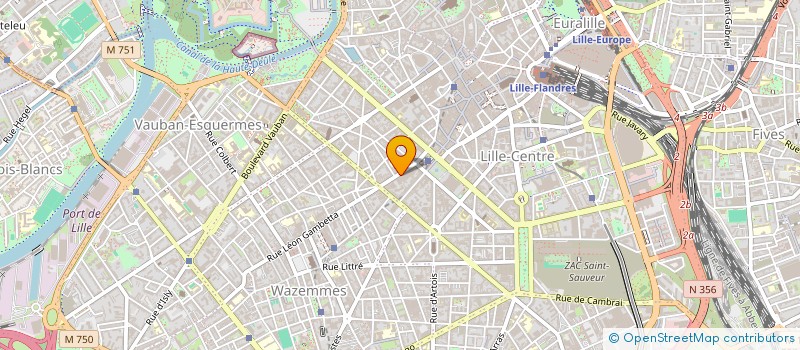 localisation de l'entreprise SARL RAMPTEAU JOUIN à LILLE