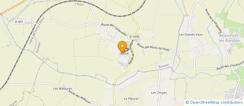 localisation de l'entreprise SARL RANDIER à RANDAN