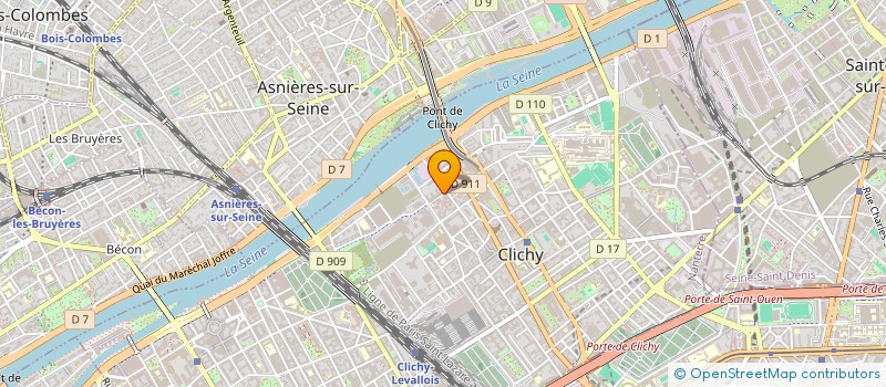 localisation de l'entreprise SARL RANIA PAYSAGE à CLICHY