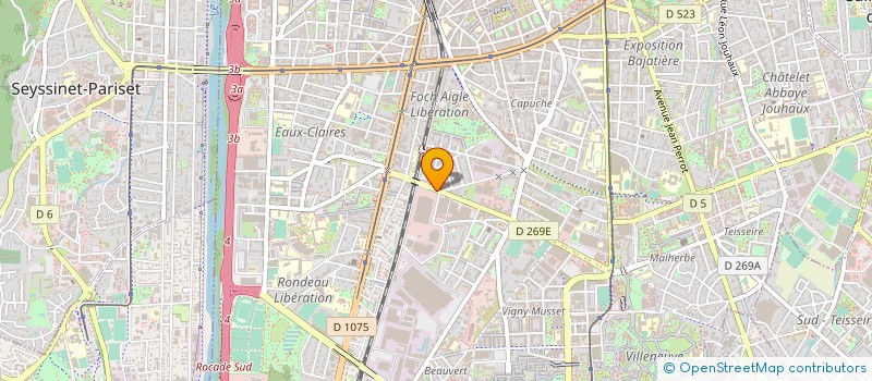 localisation de l'entreprise SARL RAOUAFI PRIMEURS  GRENOBLE