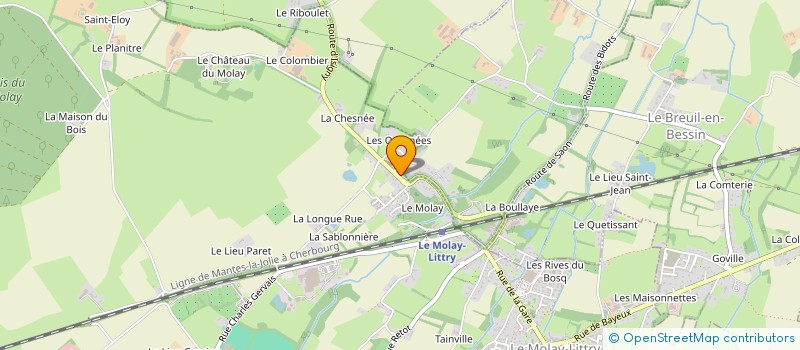 localisation de l'entreprise SARL RAOULT FILS à SAON