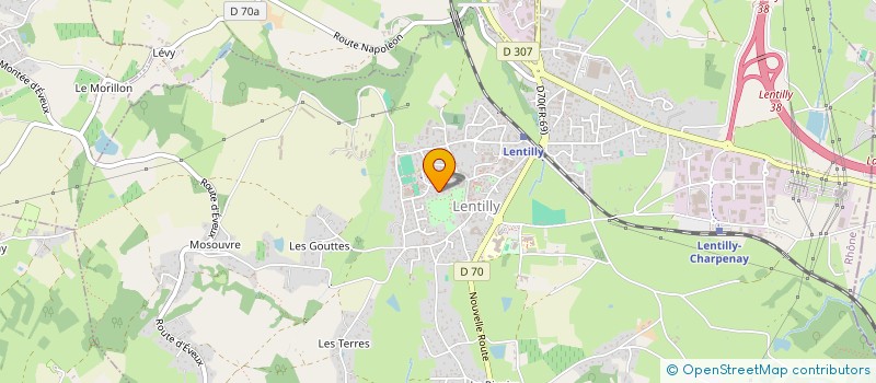 localisation de l'entreprise SARL RAP à LENTILLY