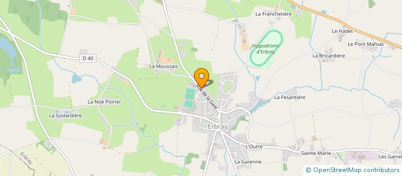 localisation de l'entreprise SARL RAPHAEL DUFOURD à ERBRAY
