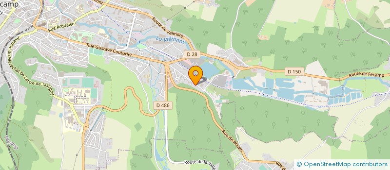 localisation de l'entreprise SARL RAPHAEL LEROUX à FECAMP