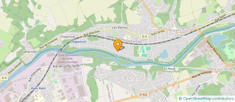 localisation de l'entreprise SARL RAPHAEL VENDOME à AUVERS-SUR-OISE