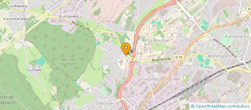localisation de l'entreprise SARL RAPHAEL VILLAUME à BESANCON