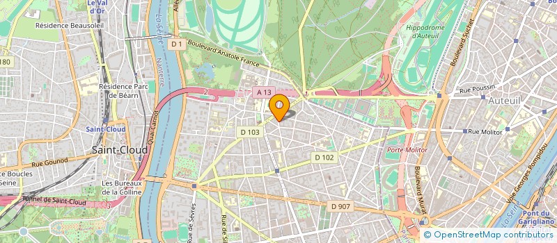 localisation de l'entreprise SARL RAPHAELLE DE MALLMANN à BOULOGNE-BILLANCOURT