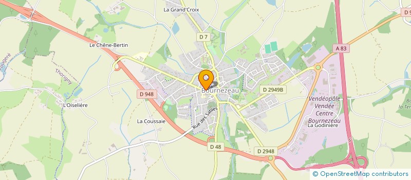 localisation de l'entreprise SARL RAPHEL à BOURNEZEAU
