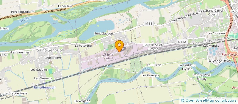 localisation de l'entreprise SARL RAPID'37  LA RICHE