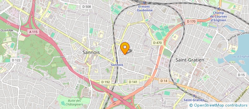 localisation de l'entreprise SARL RAPIDEP à SANNOIS