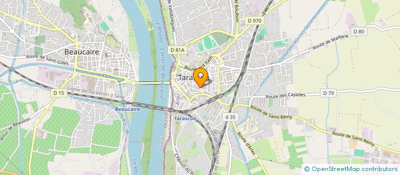 localisation de l'entreprise SARL RAPIDES GARDOIS  TARASCON