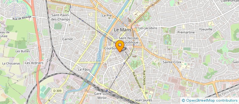 localisation de l'entreprise SARL RAPIDO PIZZ à LE MANS