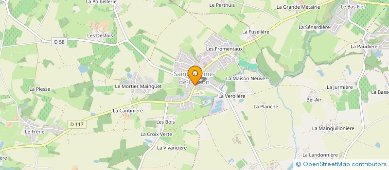 localisation de l'entreprise SARL RAPITEAU  SAINT-LUMINE-DE-CLISSON