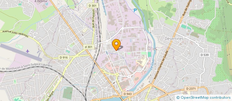 localisation de l'entreprise SARL RAQUET à MONTLUCON