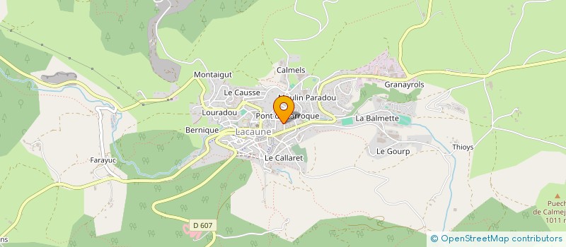 localisation de l'entreprise SARL RASCOL ANDRE ET FILS à LACAUNE