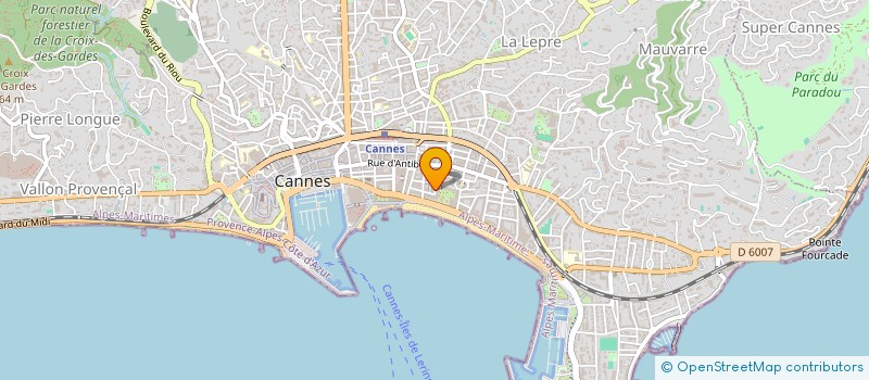 localisation de l'entreprise SARL RASMI FRANCE à CANNES