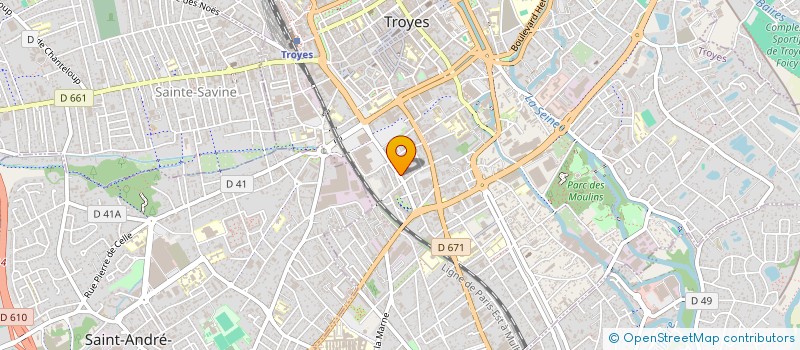localisation de l'entreprise SARL RASSELET NATHALIE à TROYES