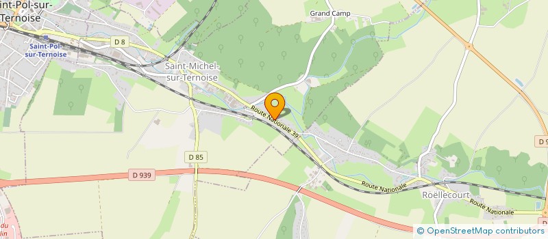 localisation de l'entreprise SARL RATEL à ROELLECOURT