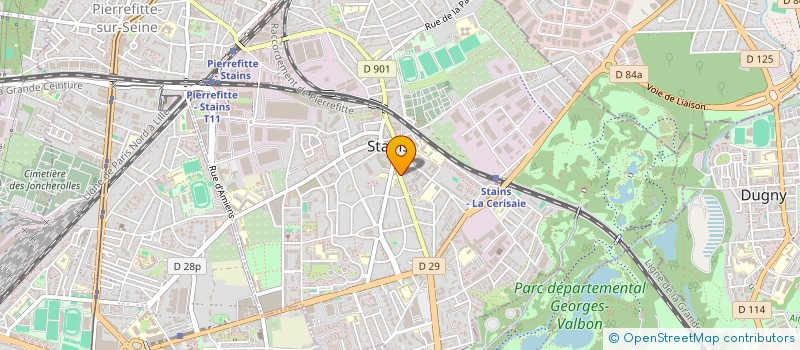 localisation de l'entreprise SARL RATHY à STAINS