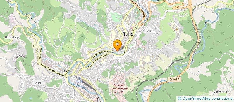 localisation de l'entreprise SARL RATONIE à TULLE