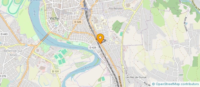 localisation de l'entreprise SARL RATTAT à VICHY