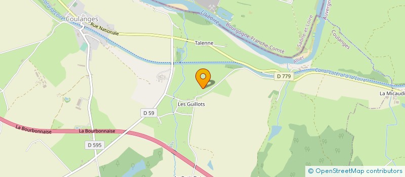 localisation de l'entreprise SARL RAVET ET CHAPPUIS à SALIGNY-SUR-ROUDON