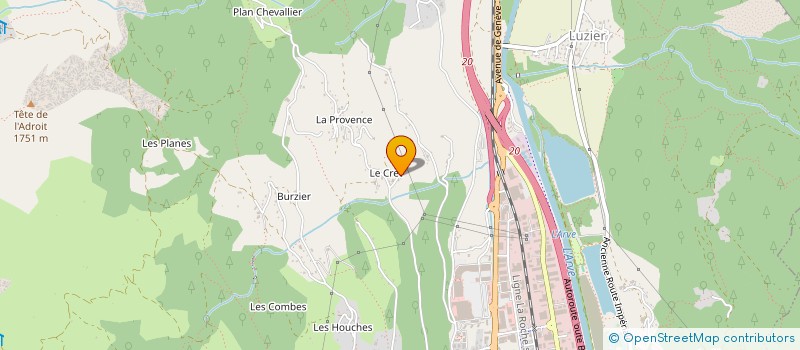 localisation de l'entreprise SARL RAVIER NOEL ET FILS  SALLANCHES