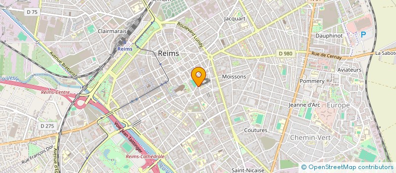 localisation de l'entreprise SARL RAVON FLEURS à REIMS