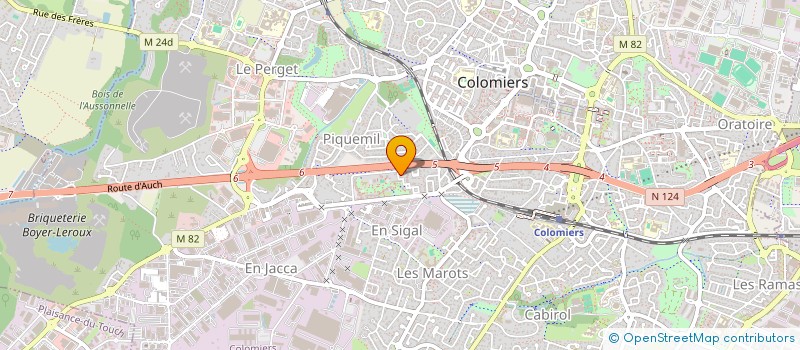 localisation de l'entreprise SARL RAYAN à COLOMIERS