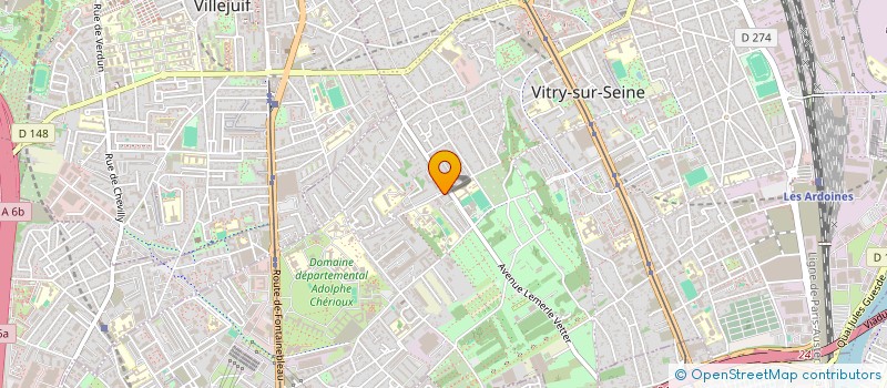 localisation de l'entreprise SARL RAYAN COIFFURE à VITRY SUR SEINE