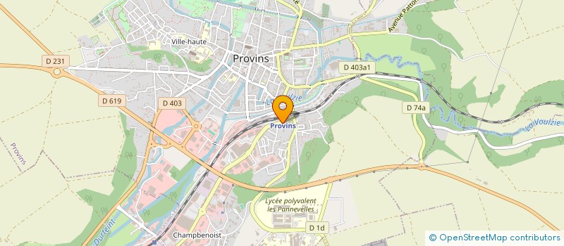 localisation de l'entreprise SARL RAYER à PROVINS