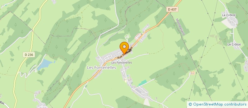 localisation de l'entreprise SARL RAYMOND JACOULOT  MONTBELIARDOT