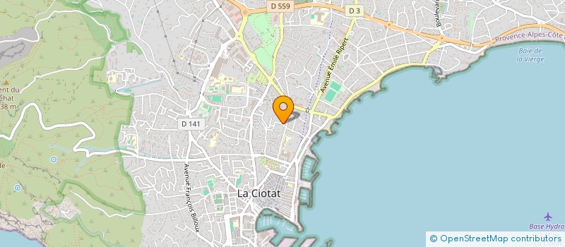 localisation de l'entreprise SARL RAYMOND LONG à LA CIOTAT