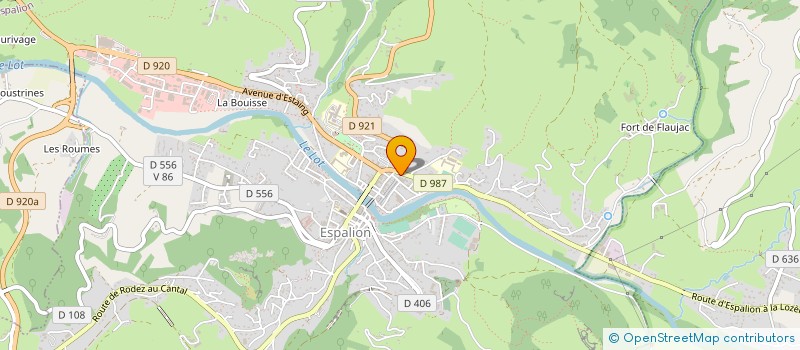 localisation de l'entreprise SARL RAYMOND NEYROLLES à ESPALION