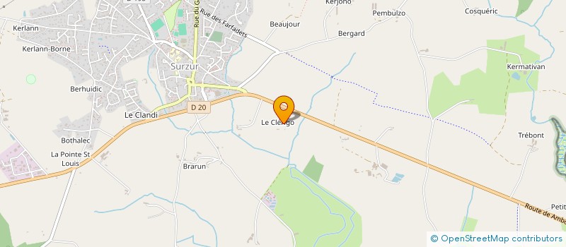 localisation de l'entreprise SARL RAYNAL PIERRE-JEAN à THEIX-NOYALO