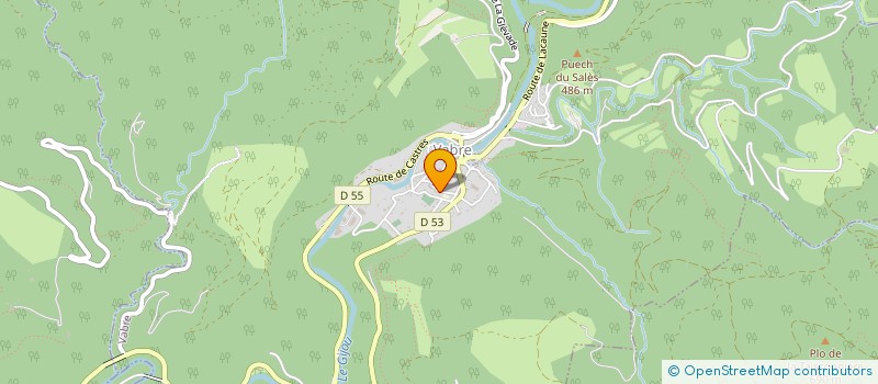 localisation de l'entreprise SARL RAYNAUD DAVID  LACAZE