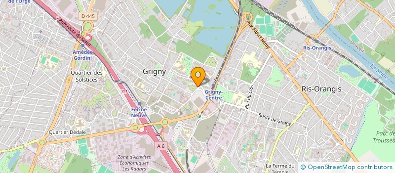 localisation de l'entreprise SARL RAYON SOLEIL  GRIGNY