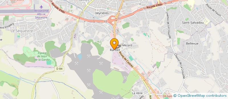 localisation de l'entreprise SARL RAYSSIGUIER INVESTISSEMENT  ALBI