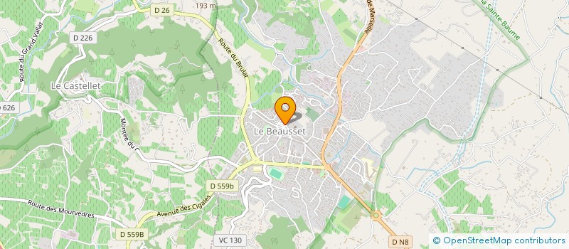 localisation de l'entreprise SARL RAZE à LE CASTELLET