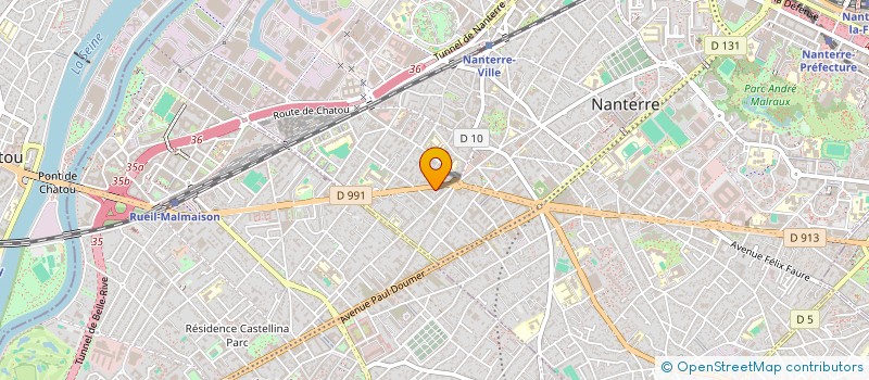 localisation de l'entreprise SARL RAZIK ABDEL  NANTERRE